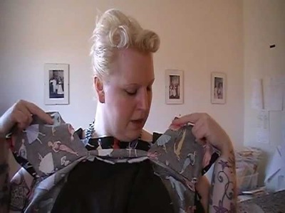 Plus Size Sewing- Modifying a sloper to look like a vintage pattern, part 3 completed bodice