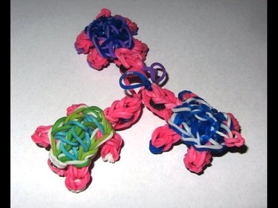 Rainbow Loom TURTLE CHARM (Part 2): How to make it Step by Step Tutorial