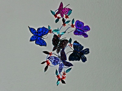 Recycled Plastic: DIY Butterfly Wall Decor!