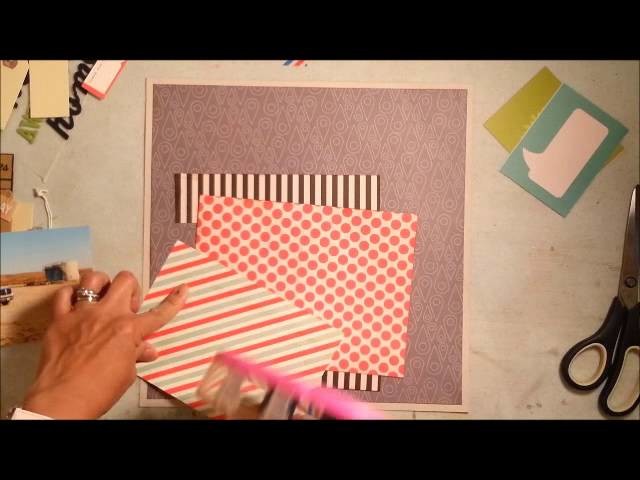 Scrapbook process video #55 "My Home Away From Home"