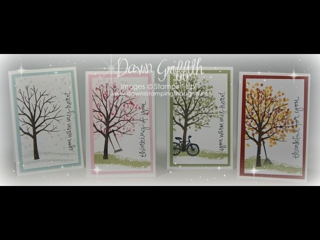 Sheltering Tree thank you cards with Dawn