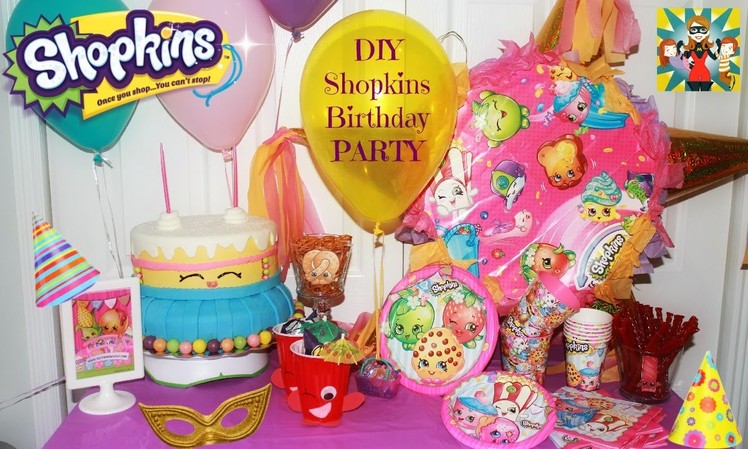 SHOPKINS PARTY  DIY ideas !! Centerpieces ,goodies bags and more. 
