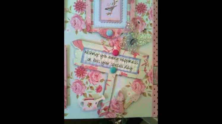 'Show n Tell' - A very special 50th Birthday Card using all sorts of Cricut Cartridges!