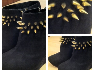 Tutorial: Customising - Spikes on Shoes. Clothes