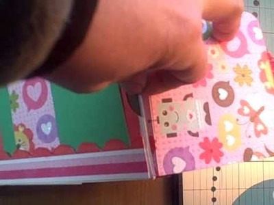 Valentine day mini album using envelopes
