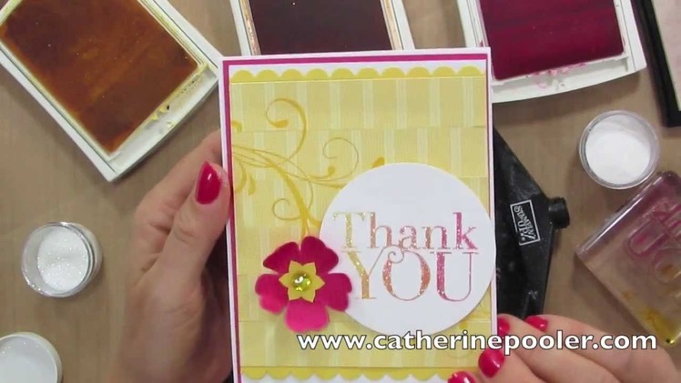 Versamark and Ink Pad Heat Embossing - Stampin' Up Photopolymer Stamps