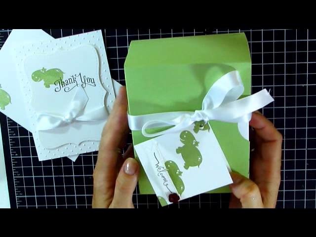 Baby Thank You Notes and Card Box