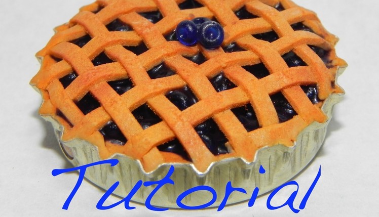 Blueberry Pie Bottlecap Charm Tutorial