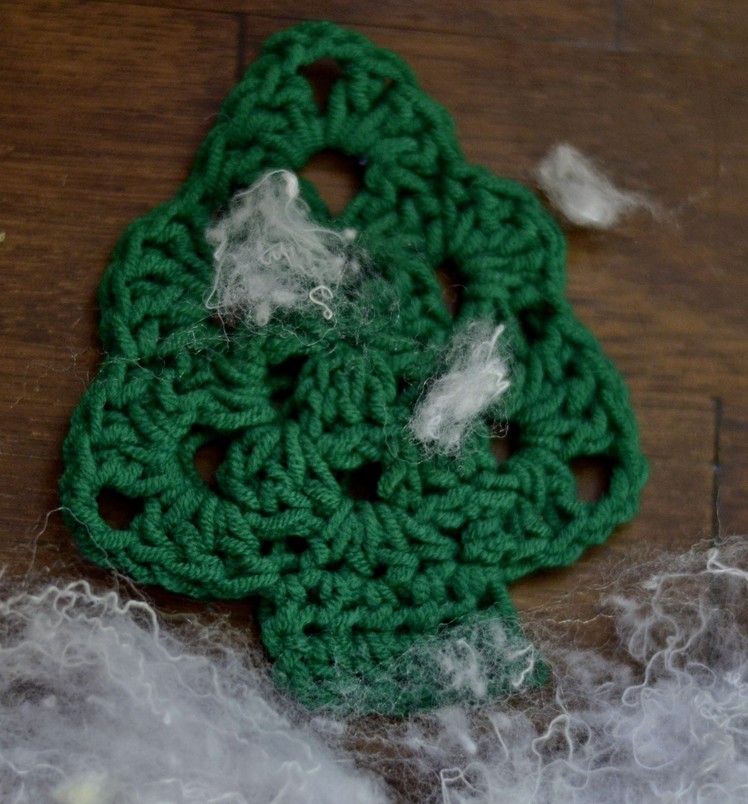 Choinka na szydełku w 7 minut.Tutorial.Christmas crochet in 7 minutes