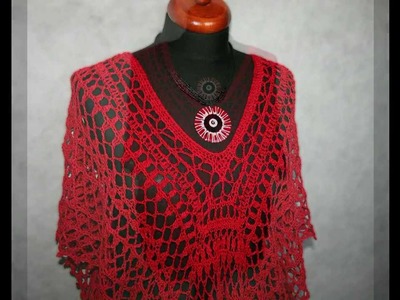 Crochet poncho