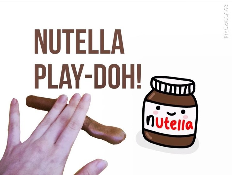 DIY:  How to Make Nutella Play-Doh