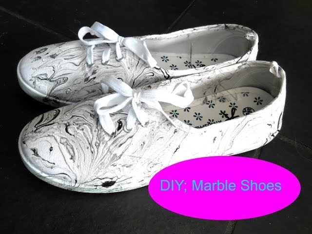 DIY; Marble Shoes   (bekijk in HD)