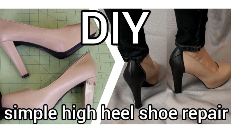 DIY Simple High Heel Shoe Repair