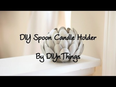 DIY Spoon Candle Holder