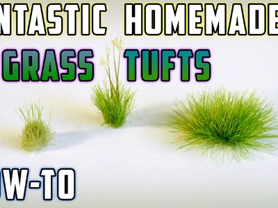 DIY Static Grass Tufts – Model Railroad – How-to