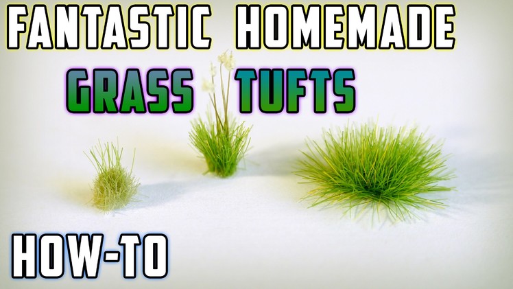 DIY Static Grass Tufts – Model Railroad – How-to
