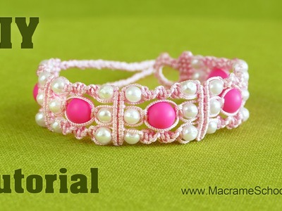 DIY: Triple Spiral Knot Bracelet with Beads ★ Easy Tutorial