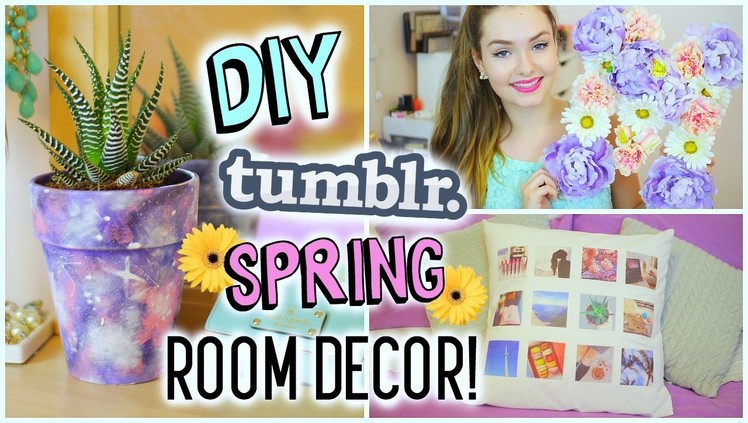 DIY Tumblr Spring Room Decor | Cheap & Easy!