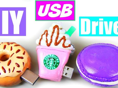 DIY: USB Drives! Starbucks, Donut & Macaron!