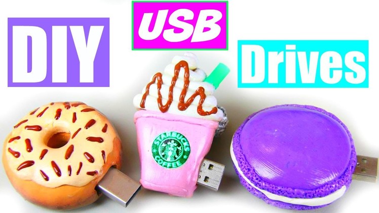 DIY: USB Drives! Starbucks, Donut & Macaron!