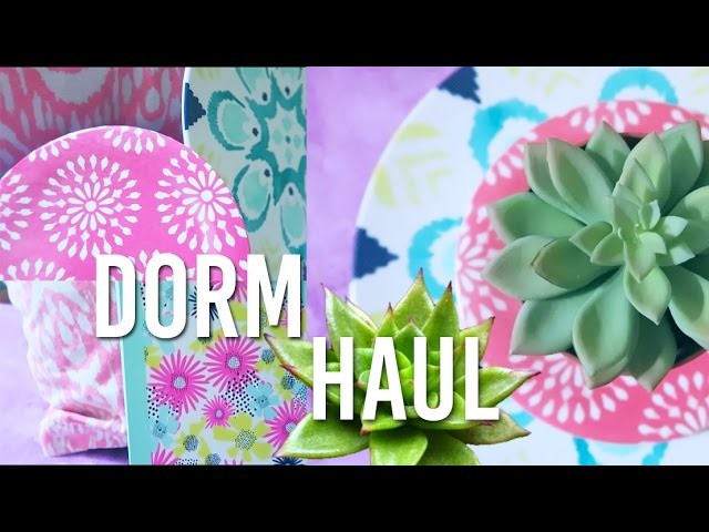 Dorm Room Homeware Haul | Tumblr Inspired | VS, Target, Thrift Store, Dollar Store