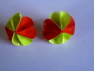 Handmade Jewelry - Paper Punch Flower Stud (Not Tutorial)