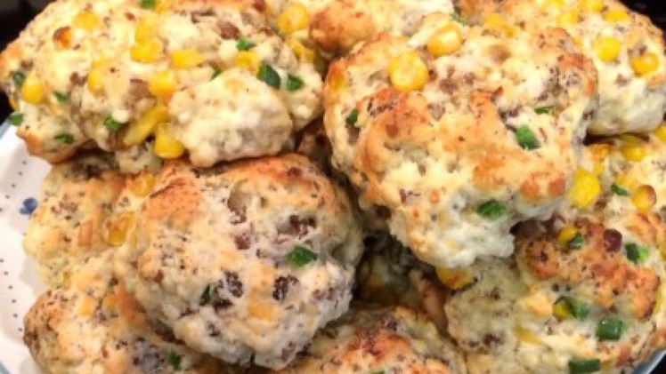 How To Bake Yummy Spicy Sausage Cheese Biscuits - DIY Food & Drinks Tutorial - Guidecentral