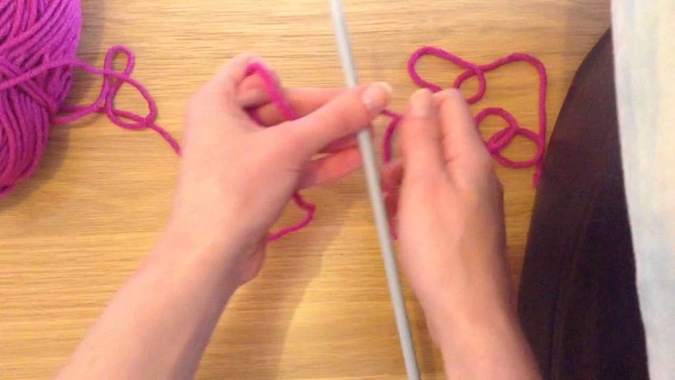 How To Cast On Knitting With The Thumb Method Tutorial