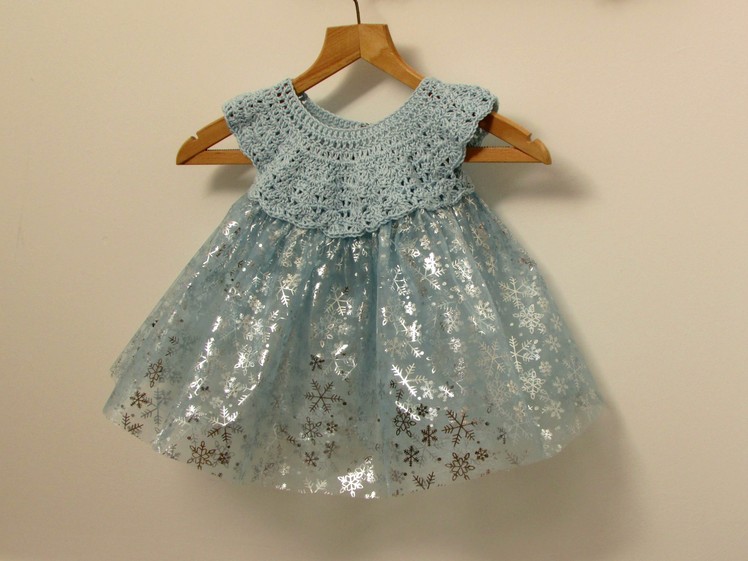 How to crochet a little girl's fairy. princess. tutu dress