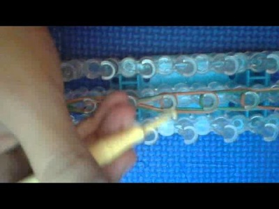How to make a double rainbow loom bracelete