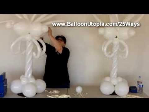 How to Make a Fancy Centerpiece From Balloons