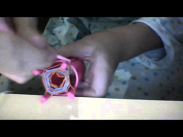 How To Make  A Hexafish Bracelet using a Crazloom 4 pin loom