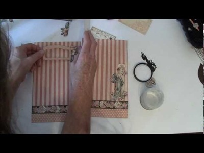 How to make a journal year book tutorial with A Ladies Diary part 12