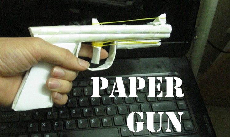 How to make a Paper Gun that Shoots and Looks Real (amr MCI's Design)
