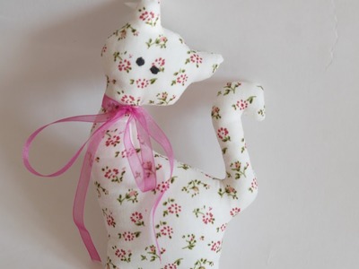 How To Make a Pretty Fabric Toy Cat - DIY Crafts Tutorial - Guidecentral