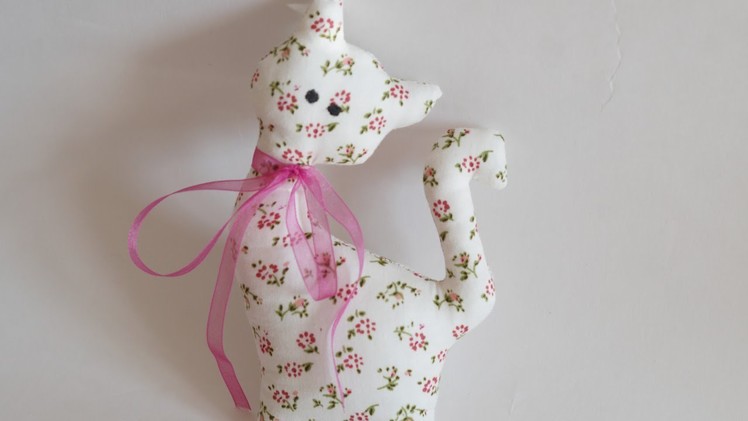 How To Make a Pretty Fabric Toy Cat - DIY Crafts Tutorial - Guidecentral