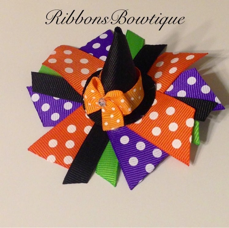 HOW TO: Make a "Witch Hat" Bow