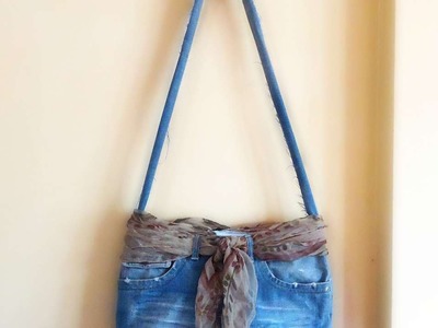 How To Recycled Old Jeans And Make ABag - DIY Style Tutorial - Guidecentral