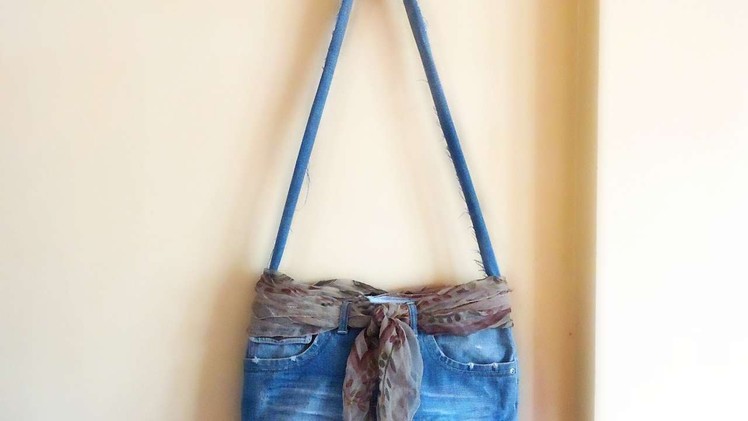 How To Recycled Old Jeans And Make ABag - DIY Style Tutorial - Guidecentral