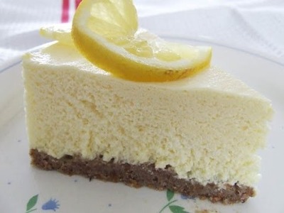 Lemon Cheesecake (No Bake!) - RECIPE