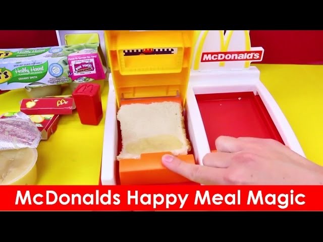 McDonalds Happy Meal Magic Toy Dessert Pie Maker DIY McDonalds Food Home Recipes children's entertai