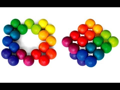 Million Shapes Rainbow Art Ball ~ Incredible Science