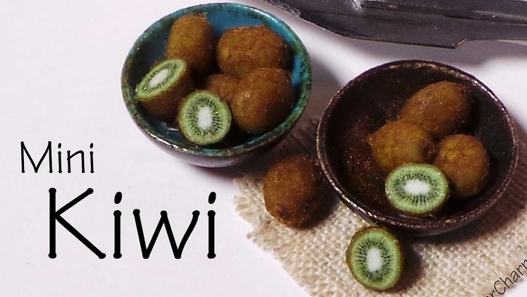 Miniature Kiwi Cane & Kiwifruits - Polymer Clay Tutorial
