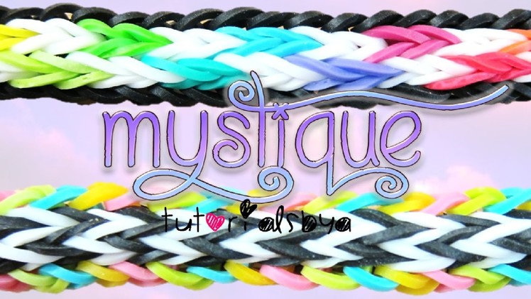 NEW Mystique MONSTER TAIL Rainbow Loom Bracelet Tutorial | How To