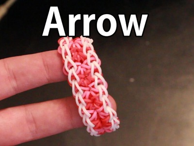 New Rainbow Loom Bracelet - Arrow - For Valentine'