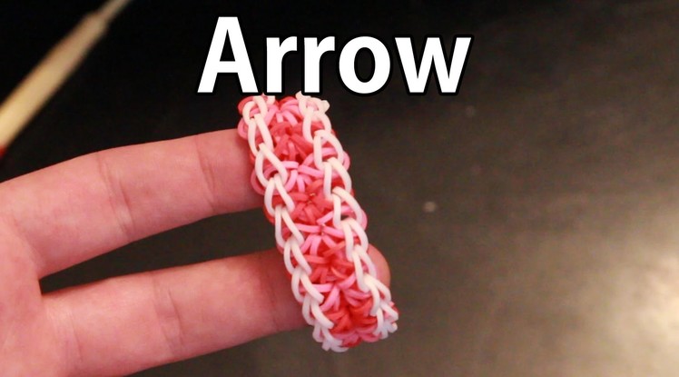 New Rainbow Loom Bracelet - Arrow - For Valentine'