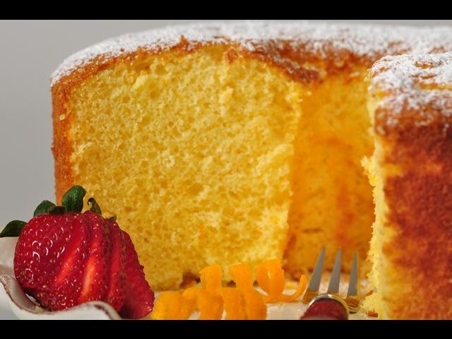 Orange Chiffon Cake Recipe Demonstration - Joyofbaking.com