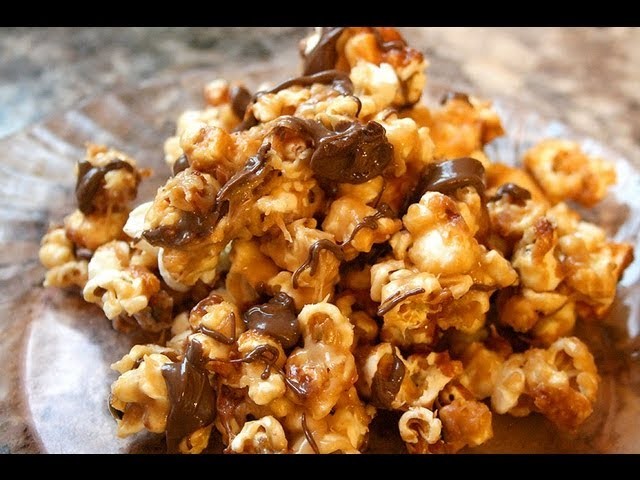 Peanut Butter Chocolate Popcorn recipe