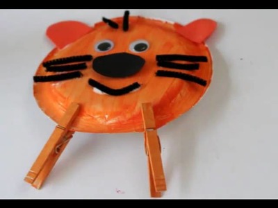 Preschool Paperplate Art - Tiger