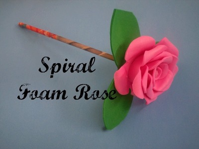 Spiral Foam Rose - DIY